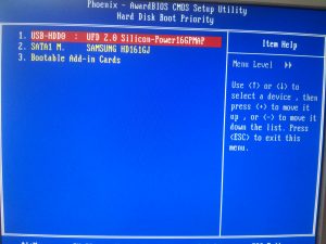 Пункт меню BIOS - Hard Disk Boot Priority