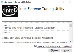 как установить Intel Extreme Tuning Utility