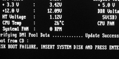 disk boot failure insert system disk and press enter как исправить