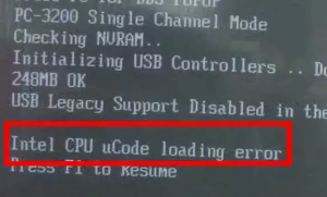Что такое intel cpu ucode loading error?