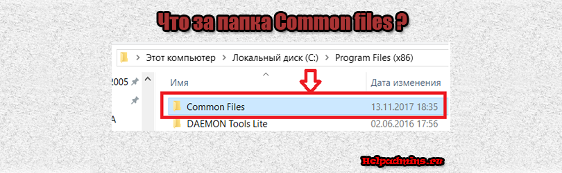 Common files что это за программа и нужна ли она