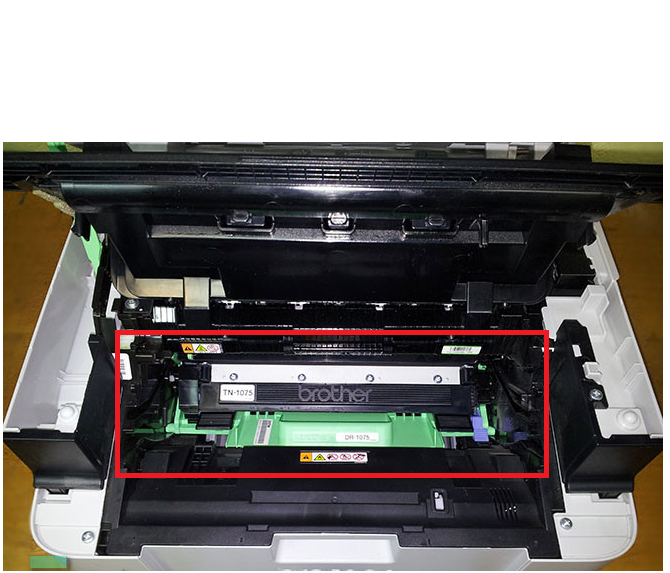 Принтер замените тонер что делать. Лазерный принтер Бразер DCP 1512r. Brother DCP-1512r картридж. DCP 1512r картридж Drum.