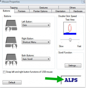 Alps pointing device driver windows 10 ошибка