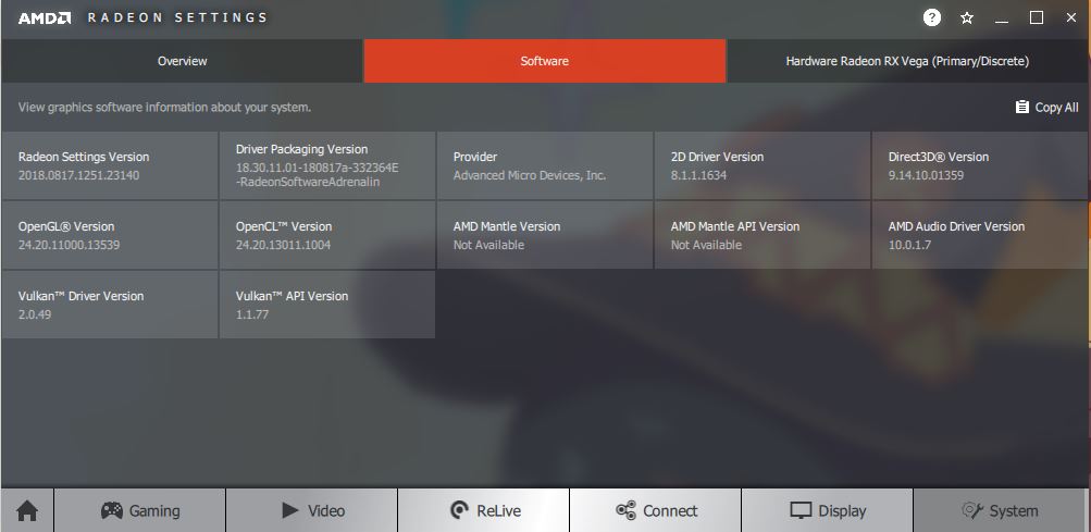 radeon software startup task что это за программа