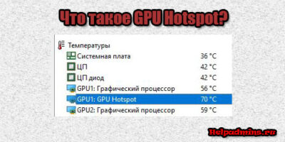 Температура GPU Hotspot что это?
