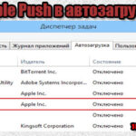 Программа Apple Push и можно ли ее убрать из автозагрузки?